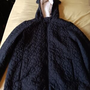 Disney Mickey Mouse Black Hooded Jacket Size L